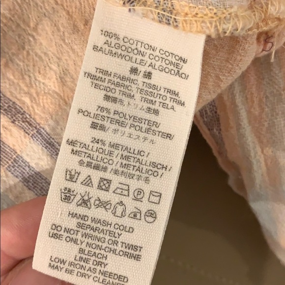 Free People Paradise Garden Cropped Cutie Button Up Shirt Size Small - Picture 8 of 8